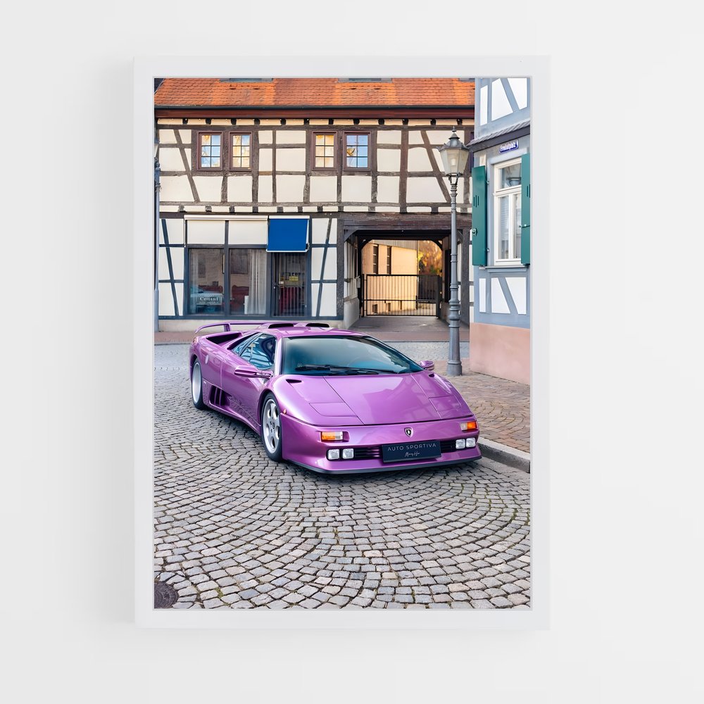 Poster Diablo Vibes – affiche Lamborghini (vue 3)